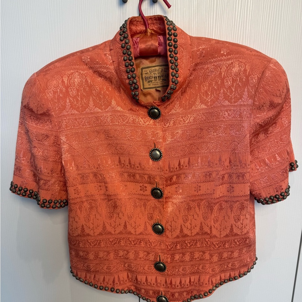 Double D Ranch Vintage 80s blouse
